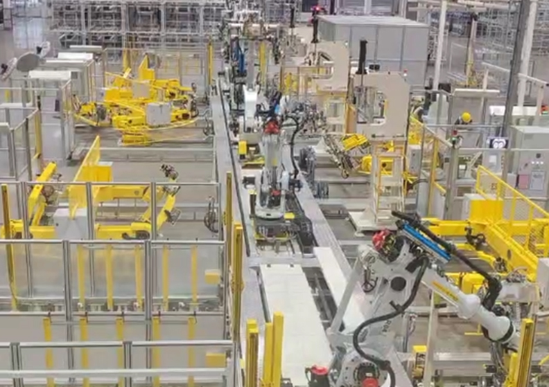 一體化壓鑄件智能生產線